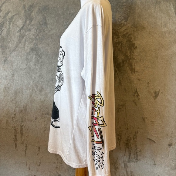 Popeye Cartoon Graphic Long Sleeve Shirt Sz L - Picture 8 of 10